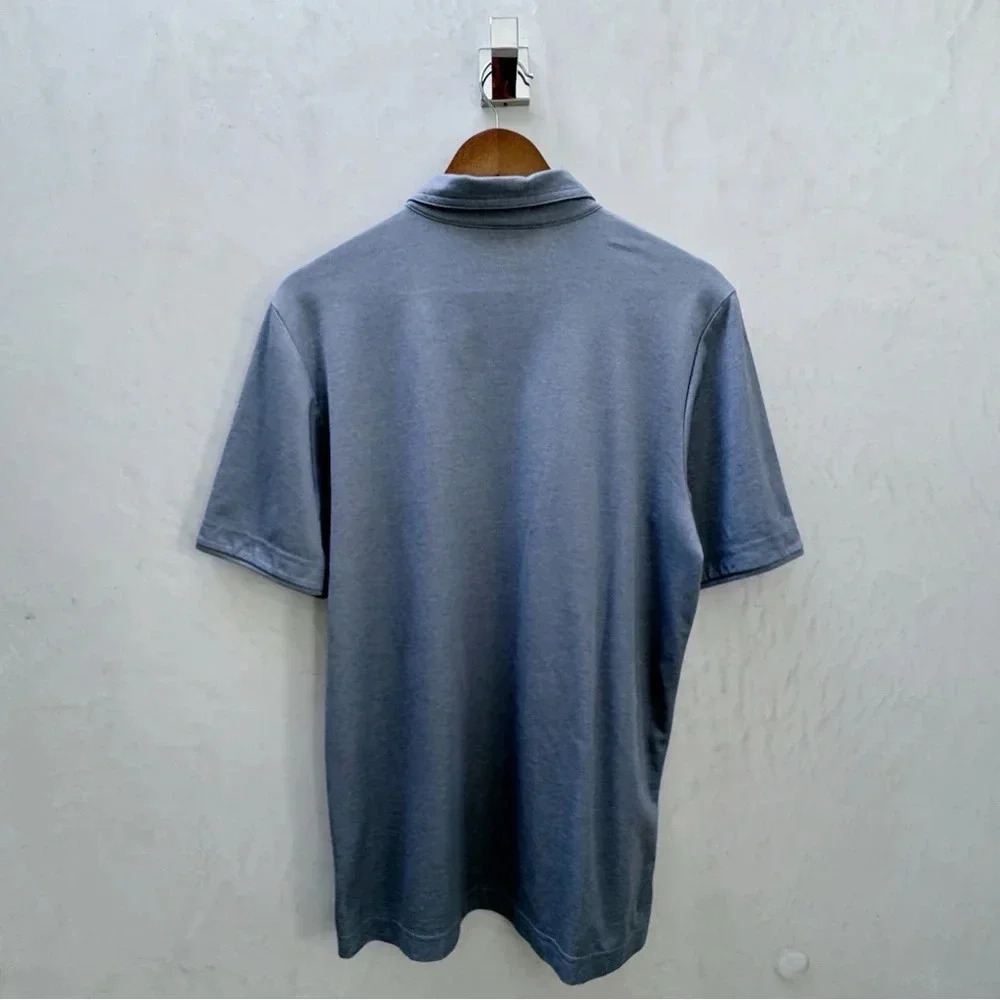 Travis Matthew || Golf Polo in Purple Oxford Knit Color Medium - Picture 3 of 8